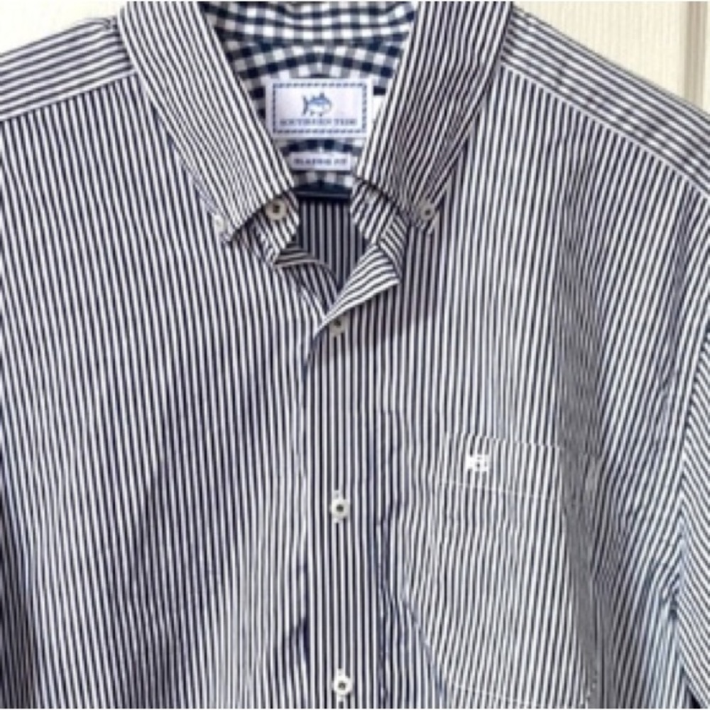 Southern Tide Striped Button Down Shirt